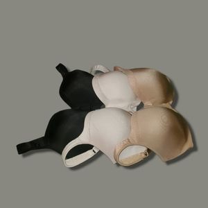 3 Playtex Secrets Amazing Shape Balconette Underwire Bras